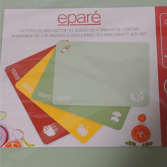Eparé Cutting Board Set of 4 - NWT - Picture 4 of 5